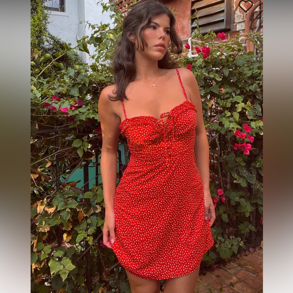 PRINCESS POLLY LOVE BIRDS MINI DRESS